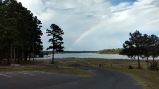 Rainbow over Lake Hawkins